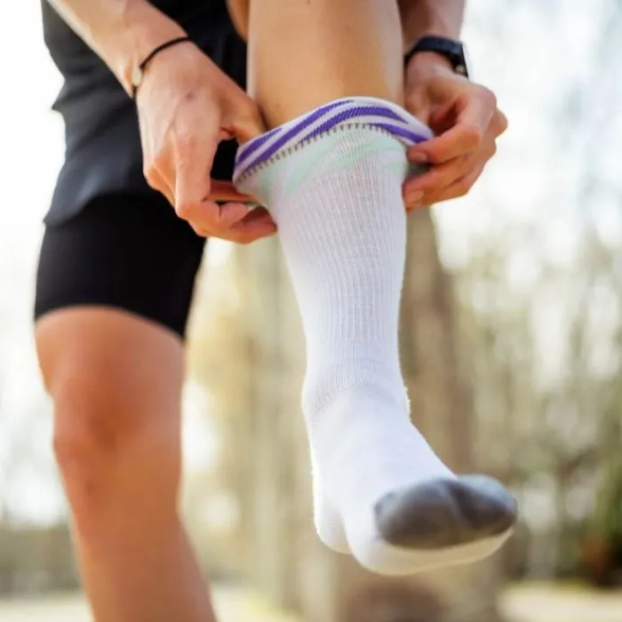 Incylence Chaussettes|Chaussettes Running^Merino Light Lanes Socks Blanc