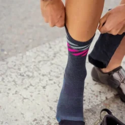 Incylence Chaussettes|Chaussettes Running^Merino Light Lanes Socks Noir