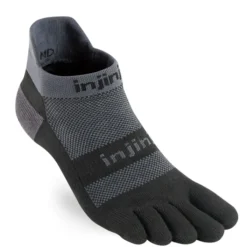 Injinji Chaussettes|Chaussettes Running^Performance Run Mid Weight No-Show Gris