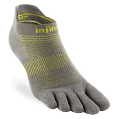 Injinji Chaussettes|Chaussettes Running^Run Light Weight No-show Gris