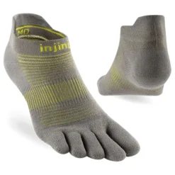 Injinji Chaussettes|Chaussettes Running^Run Light Weight No-show Gris