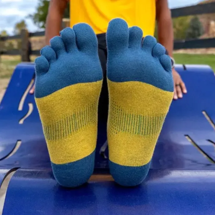 Injinji Chaussettes|Chaussettes Running^Run Light Weight No-show Jaune