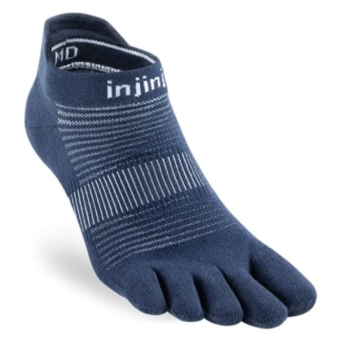 Injinji Chaussettes|Chaussettes Running^Run Original Weight No Show Bleu