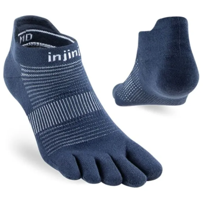 Injinji Chaussettes|Chaussettes Running^Run Original Weight No Show Bleu