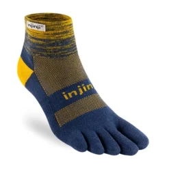Injinji Chaussettes|Chaussettes Running^Trail Midweight Mini Crew Bleu