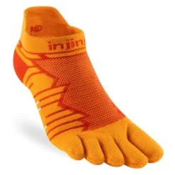 Injinji Chaussettes|Chaussettes Running^Ultra Run Mid Weight No-show Orange