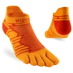 Injinji Chaussettes|Chaussettes Running^Ultra Run Mid Weight No-show Orange