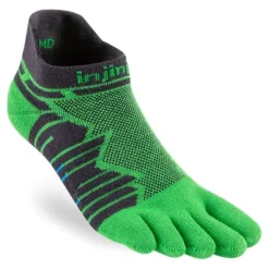 Injinji Chaussettes|Chaussettes Running^Ultra Run Mid Weight No-show Vert