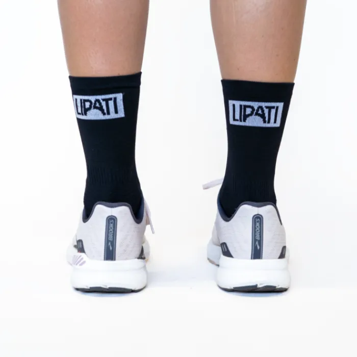 Lipati Chaussettes|Chaussettes Running^Crew 2-Pack Sock Noir
