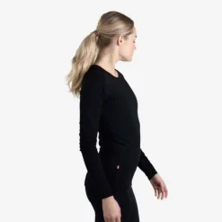 Lipati T-shirt Et Manches Longues Running^Merino Nuyarn LS Shirt Noir