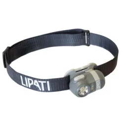 Lipati Lampe Frontale Et Éclairage^Night Fighter Headlamp 400 Lumen Gris