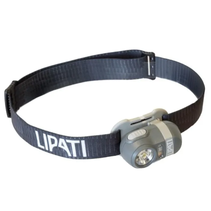 Lipati Lampe Frontale Et Éclairage^Night Fighter Headlamp 400 Lumen Gris