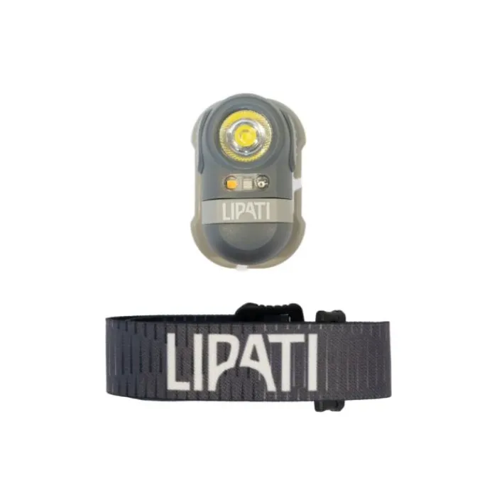 Lipati Lampe Frontale Et Éclairage^Night Fighter Headlamp 400 Lumen Gris