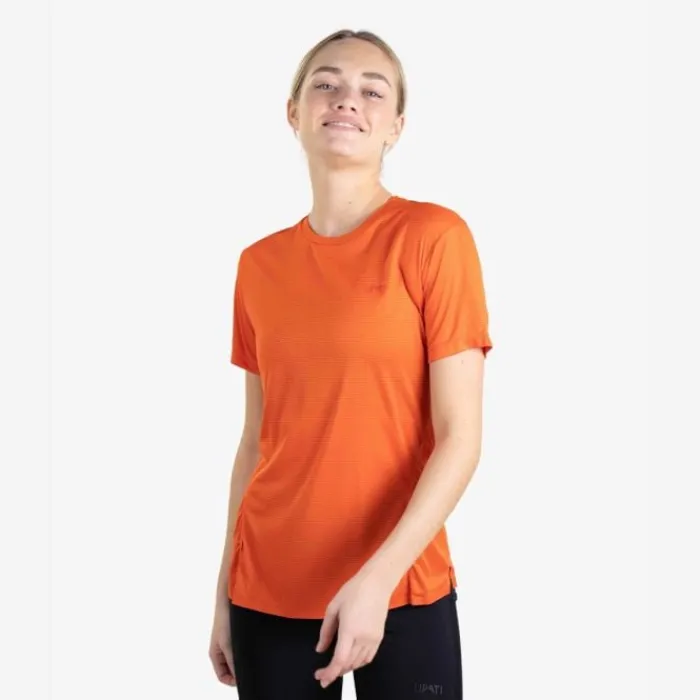 Lipati T-shirt Et Manches Longues Running^Strato AL Tee Regular Fit Orange