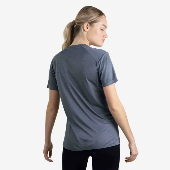 Lipati T-shirt Et Manches Longues Running^Strato AL Tee Regular Fit Bleu