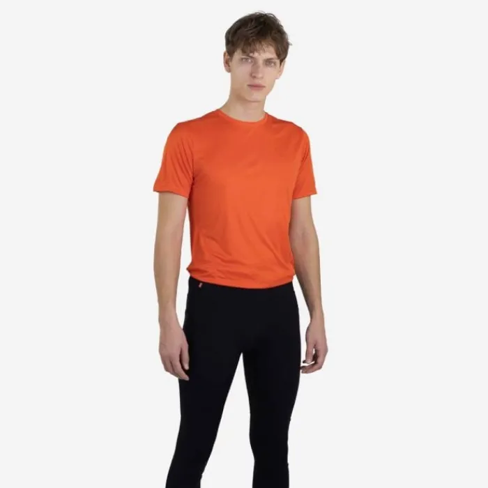 Lipati T-shirt Et Manches Longues Running^Strato AL Tee Regular Fit Orange