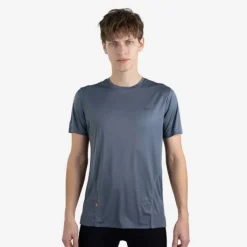 Lipati T-shirt Et Manches Longues Running^Strato AL Tee Regular Fit Bleu