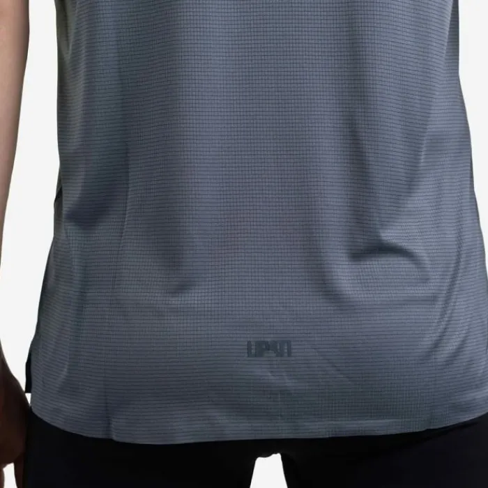 Lipati T-shirt Et Manches Longues Running^Strato AL Tee Regular Fit Bleu