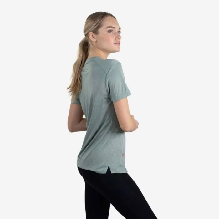 Lipati T-shirt Et Manches Longues Running^Strato AL Tee Regular Fit Vert