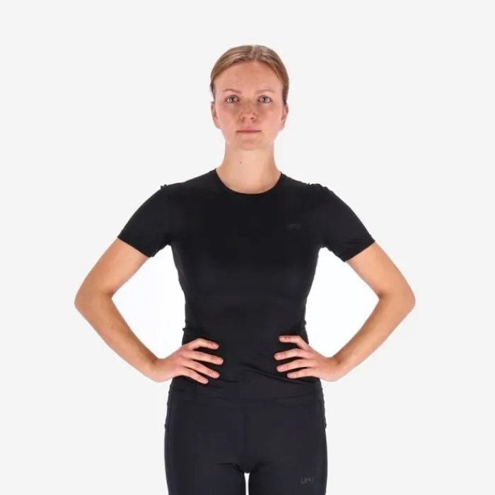 Lipati T-shirt Et Manches Longues Running^Strato AL Tee Slim Fit Noir