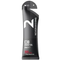 NeverSecond Nutrition Sportive^C30+ Energy Gel Berry - 12 Servings Noir