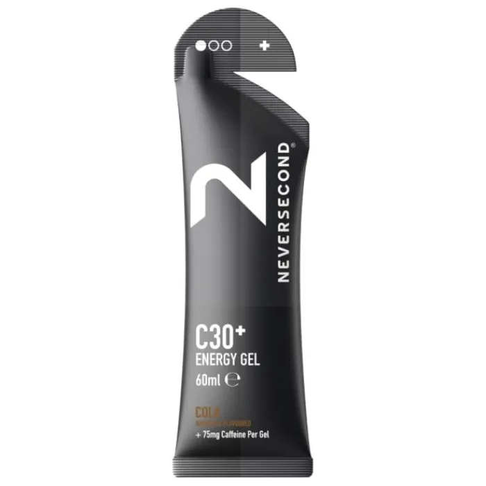 NeverSecond Nutrition Sportive^C30+ Energy Gel Cola - 12 Servings Noir