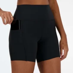New Balance Short Running^Athletics 6 Inch Fitted High Rise Pkt Short Noir