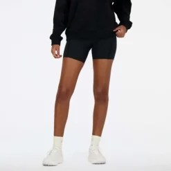 New Balance Short Running^Athletics 6 Inch Fitted High Rise Pkt Short Noir