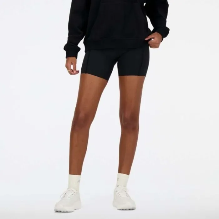 New Balance Short Running^Athletics 6 Inch Fitted High Rise Pkt Short Noir