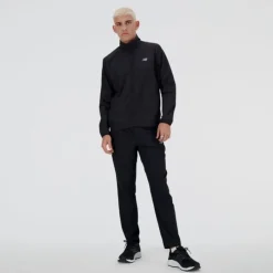 New Balance Veste Running^Athletics Reflective Packable Jacket Noir