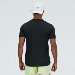 New Balance T-shirt Et Manches Longues Running^Athletics Run T-shirt Noir