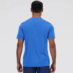 New Balance T-shirt Et Manches Longues Running^Athletics T-Shirt Bleu