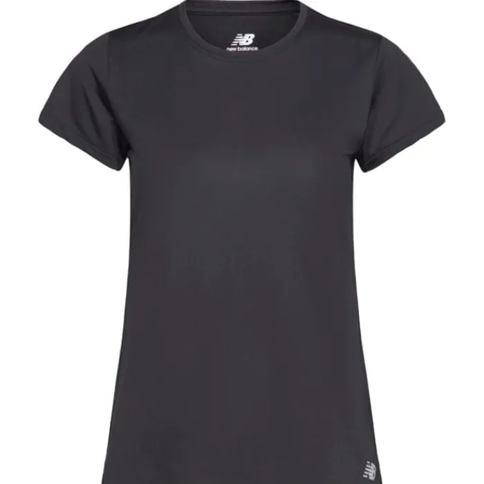 New Balance T-shirt Et Manches Longues Running^Core Run Short Sleeve Noir