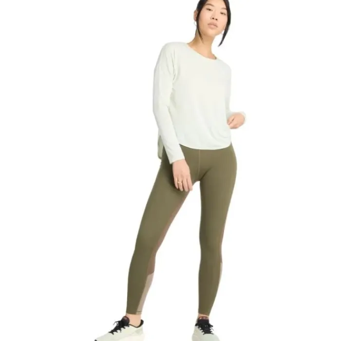 New Balance T-shirt Et Manches Longues Running^Drapey Jersey LS Tee Vert