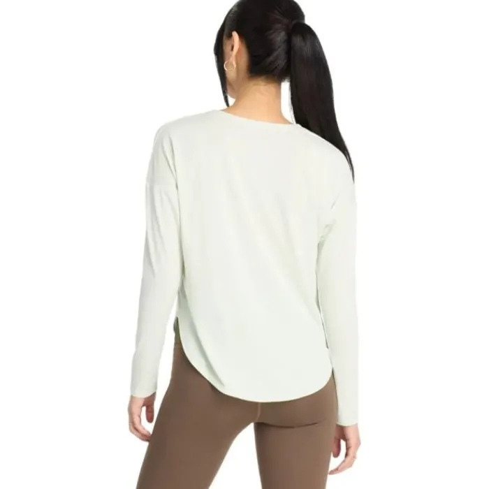 New Balance T-shirt Et Manches Longues Running^Drapey Jersey LS Tee Vert