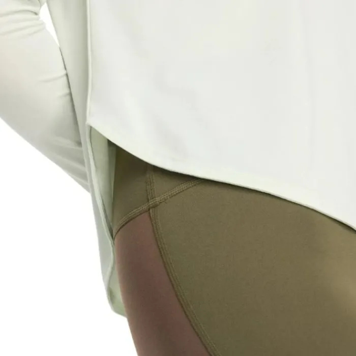 New Balance T-shirt Et Manches Longues Running^Drapey Jersey LS Tee Vert