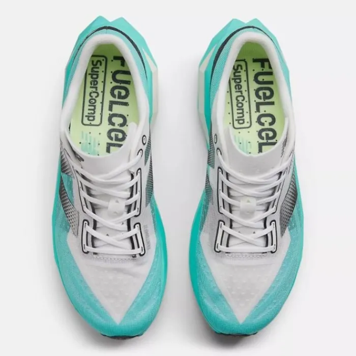 New Balance Chaussures Running Neutre|Chaussures Running Carbone^FuelCell SuperComp Elite V4 Blanc