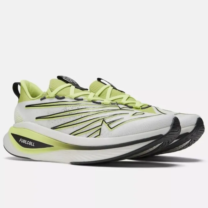 New Balance Chaussures Running Neutre|Chaussures Running Carbone^FuelCell SuperComp Elite v3 Blanc