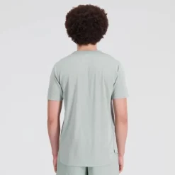New Balance T-shirt Et Manches Longues Running^Graphic Impact Run Singlet Vert