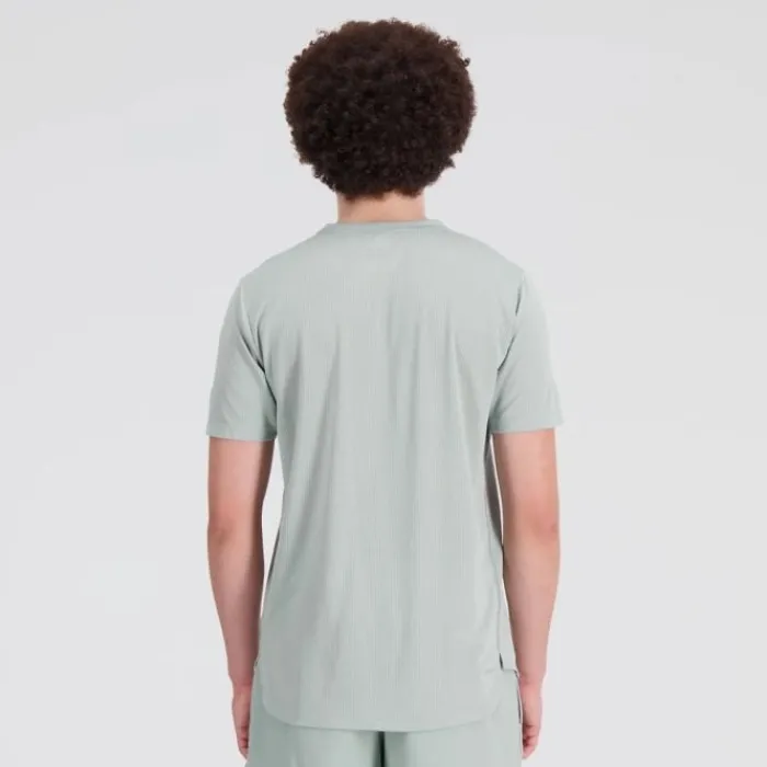 New Balance T-shirt Et Manches Longues Running^Graphic Impact Run Singlet Vert
