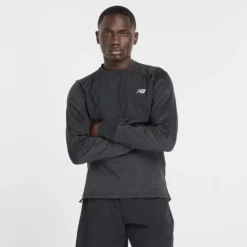 New Balance Sous Vetement Sport|T-shirt Et Manches Longues Running^Heat Grid Crew Noir