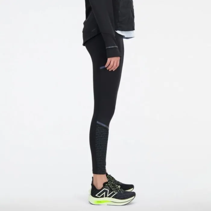 New Balance Collant Et Pantalon Running^Impact Run Luminous Heat Tights Noir