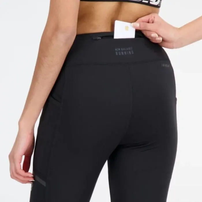 New Balance Collant Et Pantalon Running^Impact Run Luminous Heat Tights Noir