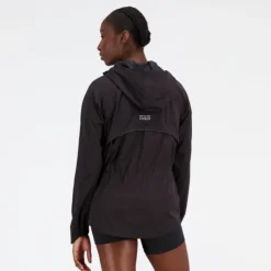 New Balance Veste Running^Impact Run Water Defy Jacket Noir