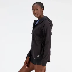 New Balance Veste Running^Impact Run Water Defy Jacket Noir