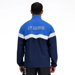 New Balance Veste Running^London Marathon Jacket Bleu