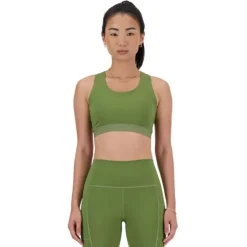 New Balance Brassière De Sport^NB Sleek Medium Support Pocket Sports Bra Vert