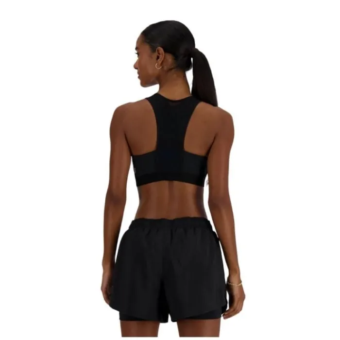 New Balance Brassière De Sport^NB Sleek Medium Support Pocket Sports Bra Noir