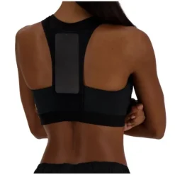 New Balance Brassière De Sport^NB Sleek Medium Support Pocket Sports Bra Noir