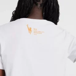 New Balance T-shirt Et Manches Longues Running^NYC Marathon Grafic T-shirt Blanc